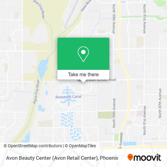 Mapa de Avon Beauty Center (Avon Retail Center)