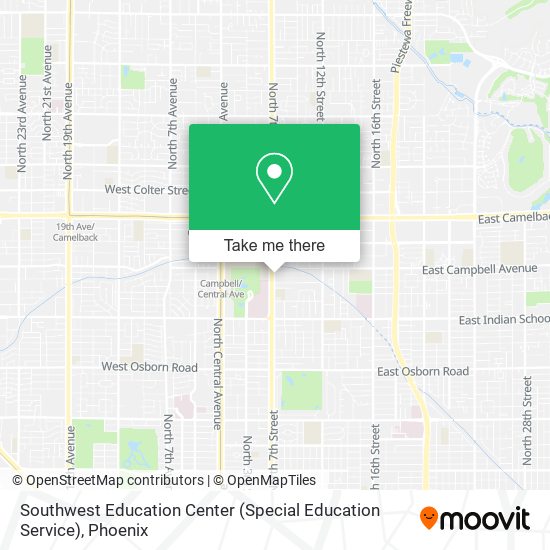 Mapa de Southwest Education Center (Special Education Service)