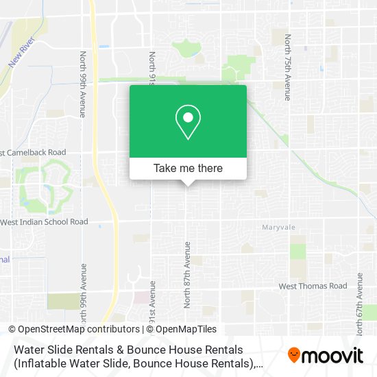 Mapa de Water Slide Rentals & Bounce House Rentals (Inflatable Water Slide, Bounce House Rentals)