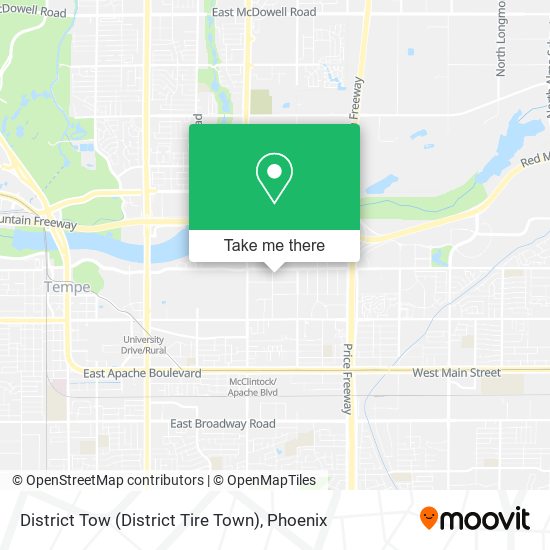 District Tow (District Tire Town) map