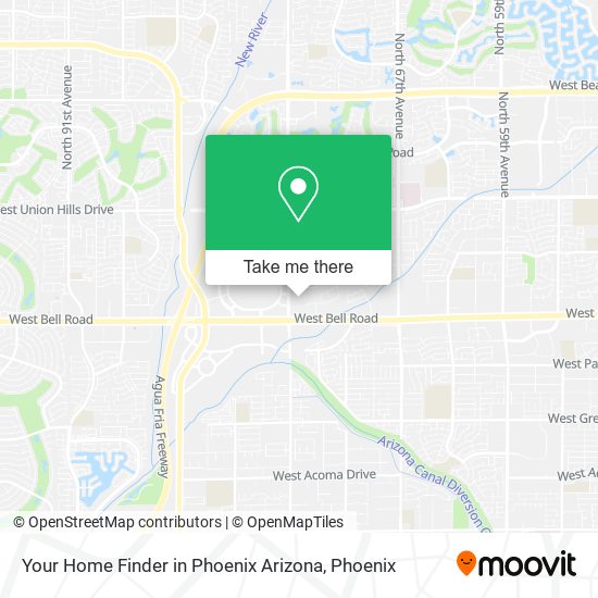 Mapa de Your Home Finder in Phoenix Arizona