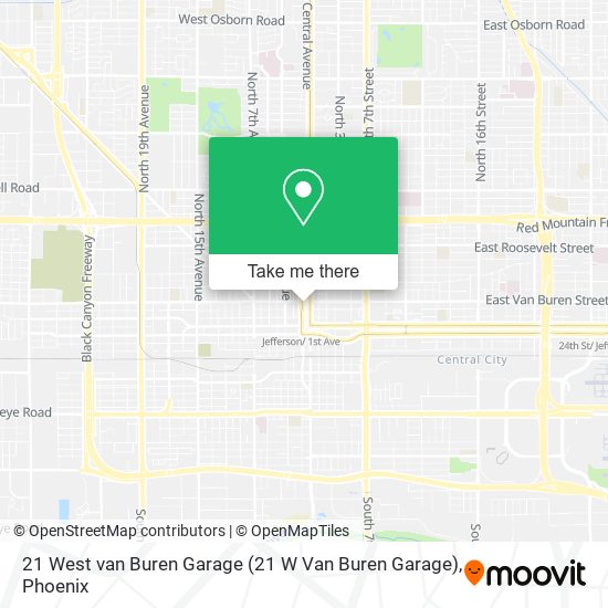 21 West van Buren Garage (21 W Van Buren Garage) map