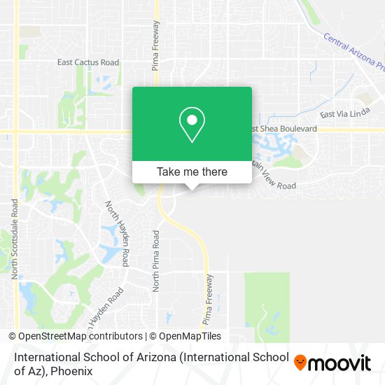 Mapa de International School of Arizona