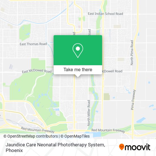 Jaundice Care Neonatal Phototherapy System map