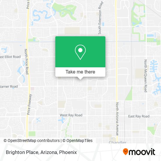 Mapa de Brighton Place, Arizona