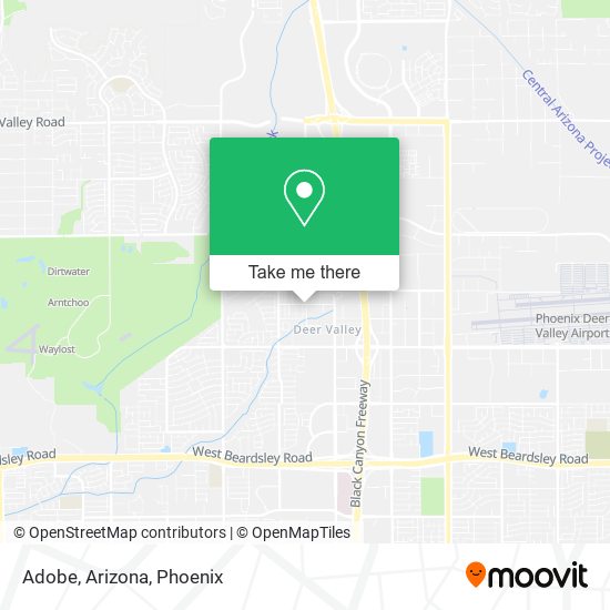 Mapa de Adobe, Arizona