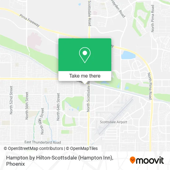 Hampton by Hilton-Scottsdale (Hampton Inn) map