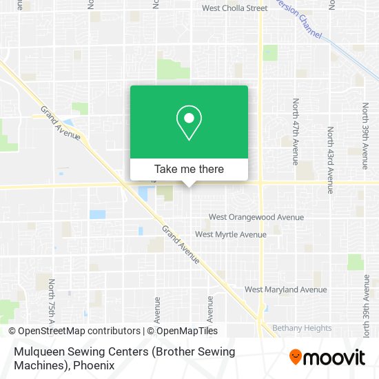 Mapa de Mulqueen Sewing Centers (Brother Sewing Machines)
