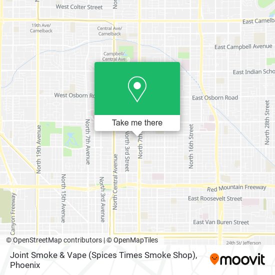 Mapa de Joint Smoke & Vape (Spices Times Smoke Shop)
