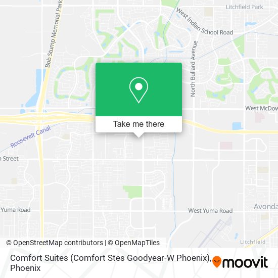 Mapa de Comfort Suites (Comfort Stes Goodyear-W Phoenix)