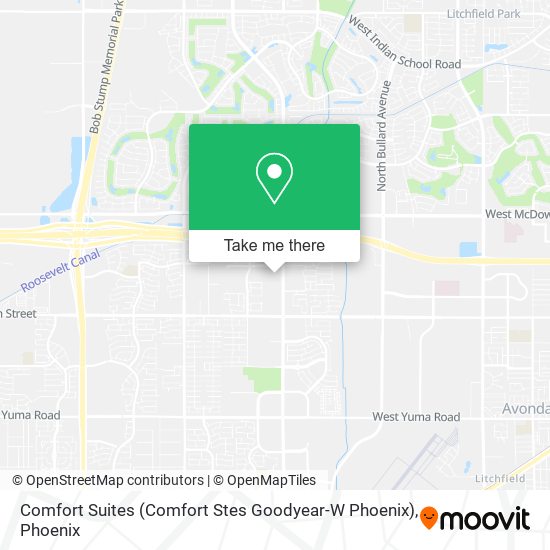 Comfort Suites (Comfort Stes Goodyear-W Phoenix) map