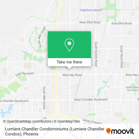 Mapa de Lumiere Chandler Condominiums (Lumiere Chandler Condos)