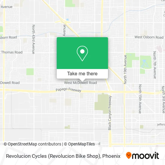 Mapa de Revolucion Cycles (Revolucion Bike Shop)