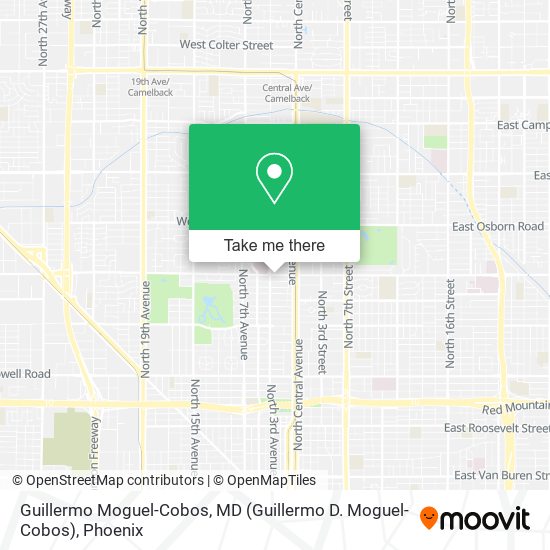 Mapa de Guillermo Moguel-Cobos, MD (Guillermo D. Moguel-Cobos)