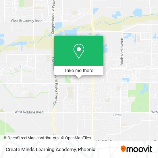 Mapa de Create Minds Learning Academy