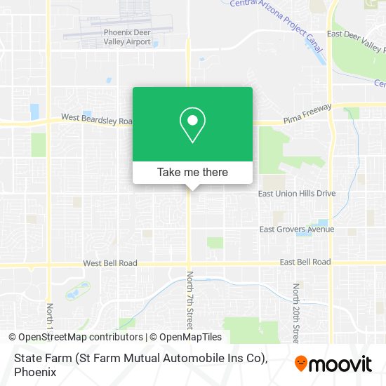 State Farm (St Farm Mutual Automobile Ins Co) map