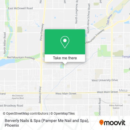 Berverly Nails & Spa (Pamper Me Nail and Spa) map