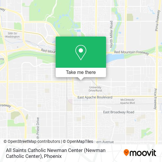 Mapa de All Saints Catholic Newman Center (Newman Catholic Center)