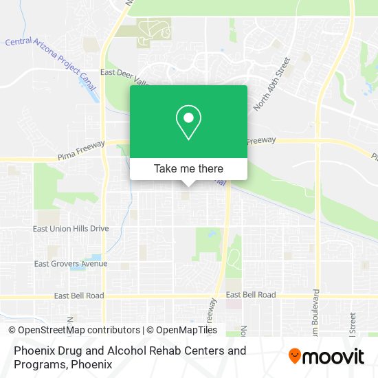 Phoenix Drug and Alcohol Rehab Centers and Programs map