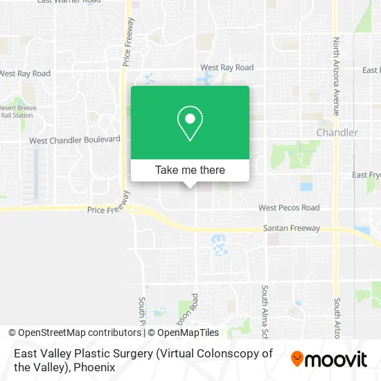 East Valley Plastic Surgery (Virtual Colonscopy of the Valley) map