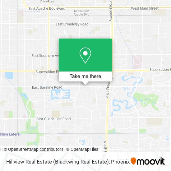 Hillview Real Estate (Blackwing Real Estate) map