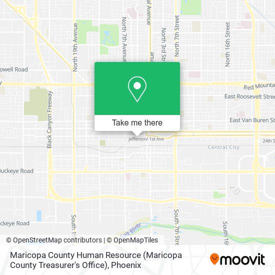 Maricopa County Human Resource (Maricopa County Treasurer's Office) map