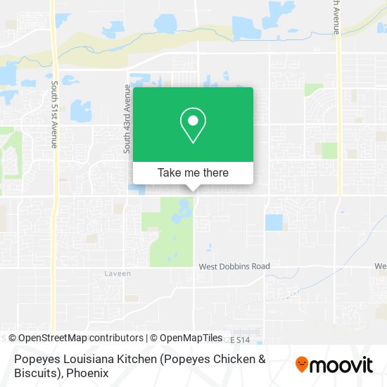 Popeyes Louisiana Kitchen (Popeyes Chicken & Biscuits) map