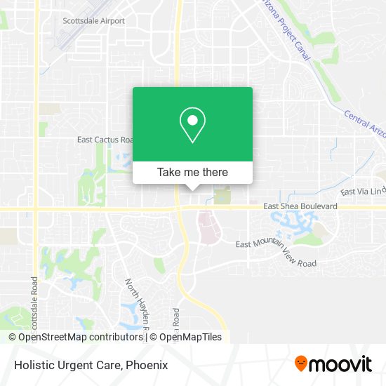 Holistic Urgent Care map