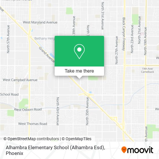 Alhambra Elementary School (Alhambra Esd) map