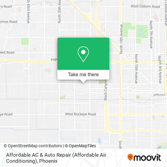 Affordable AC & Auto Repair (Affordable Air Conditioning) map