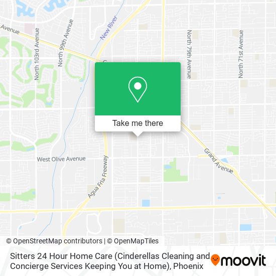 Sitters 24 Hour Home Care (Cinderellas Cleaning and Concierge Services Keeping You at Home) map