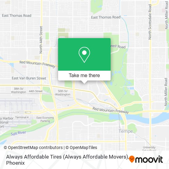 Always Affordable Tires (Always Affordable Movers) map