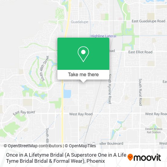 Mapa de Once in A Lifetyme Bridal (A Superstore One in A Life Tyme Bridal Bridal & Formal Wear)