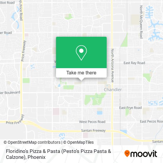 Mapa de Floridino's Pizza & Pasta (Pesto's Pizza Pasta & Calzone)