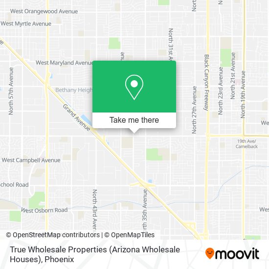 True Wholesale Properties (Arizona Wholesale Houses) map