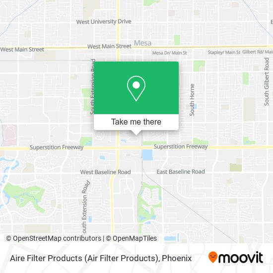 Aire Filter Products (Air Filter Products) map