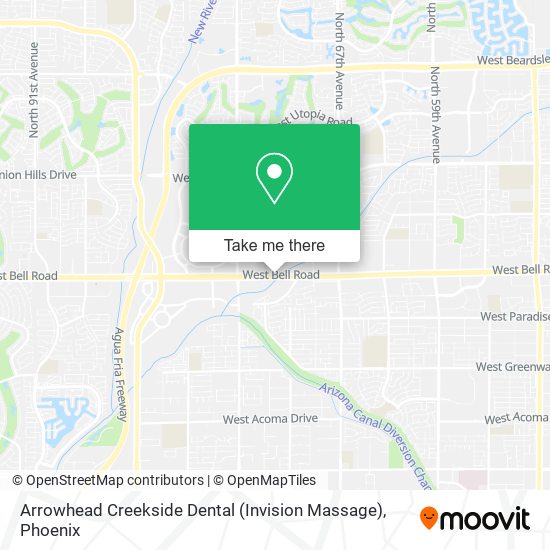 Arrowhead Creekside Dental (Invision Massage) map