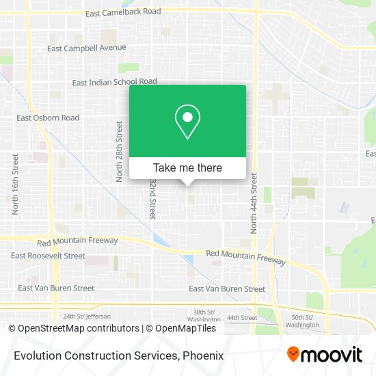 Evolution Construction Services map