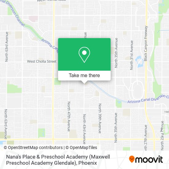 Nana's Place & Preschool Academy (Maxwell Preschool Academy Glendale) map