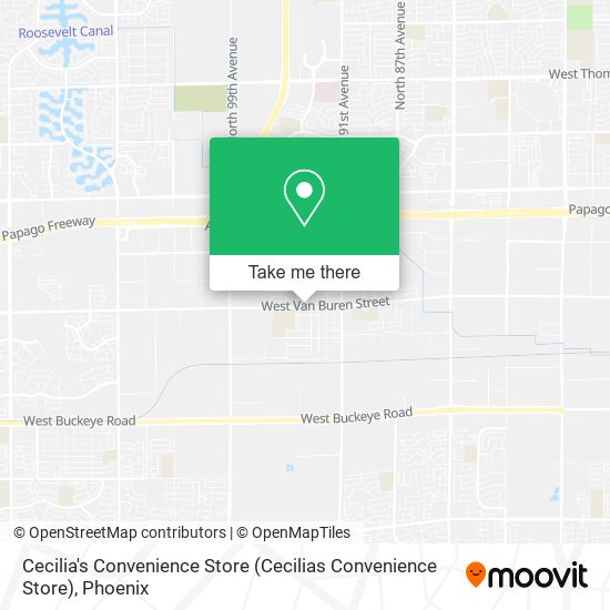 Mapa de Cecilia's Convenience Store (Cecilias Convenience Store)