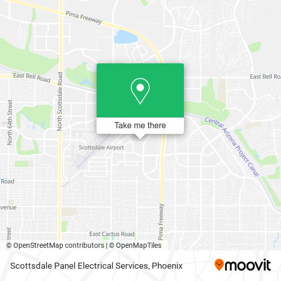 Mapa de Scottsdale Panel Electrical Services