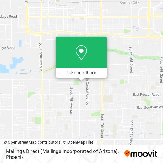 Mailings Direct (Mailings Incorporated of Arizona) map