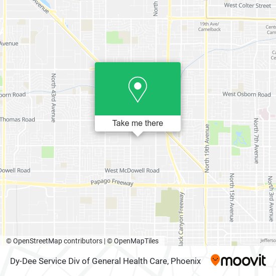Dy-Dee Service Div of General Health Care map