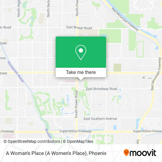 A Woman's Place map