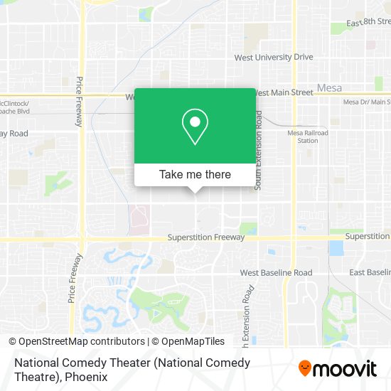 Mapa de National Comedy Theater (National Comedy Theatre)