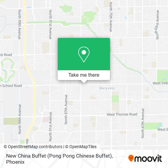 Mapa de New China Buffet (Pong Pong Chinese Buffet)
