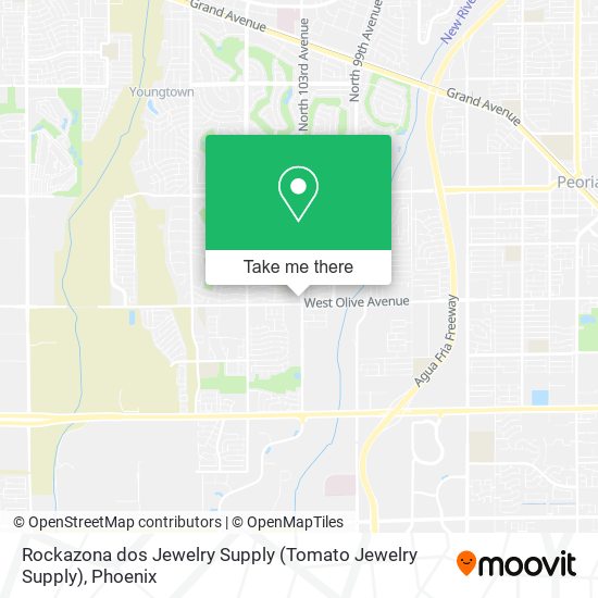 Rockazona dos Jewelry Supply (Tomato Jewelry Supply) map