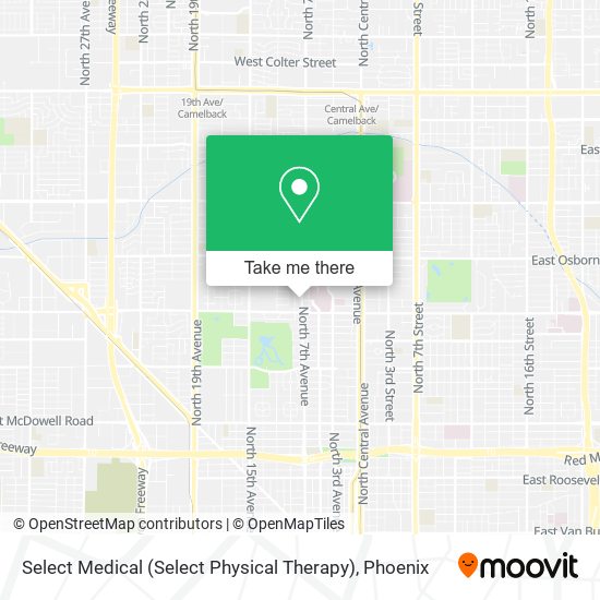 Select Medical (Select Physical Therapy) map