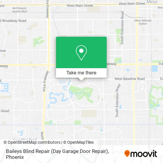 Mapa de Baileys Blind Repair (Day Garage Door Repair)