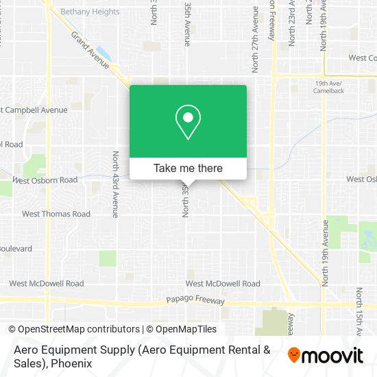 Mapa de Aero Equipment Supply (Aero Equipment Rental & Sales)